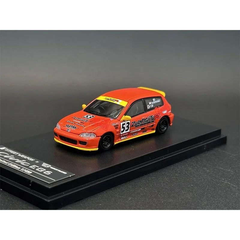 

SW В наличии 1:64 CIVIC EG6 НЕТ хорошая литая под давлением модель автомобиля Коллекция миниатюрных игрушек Street