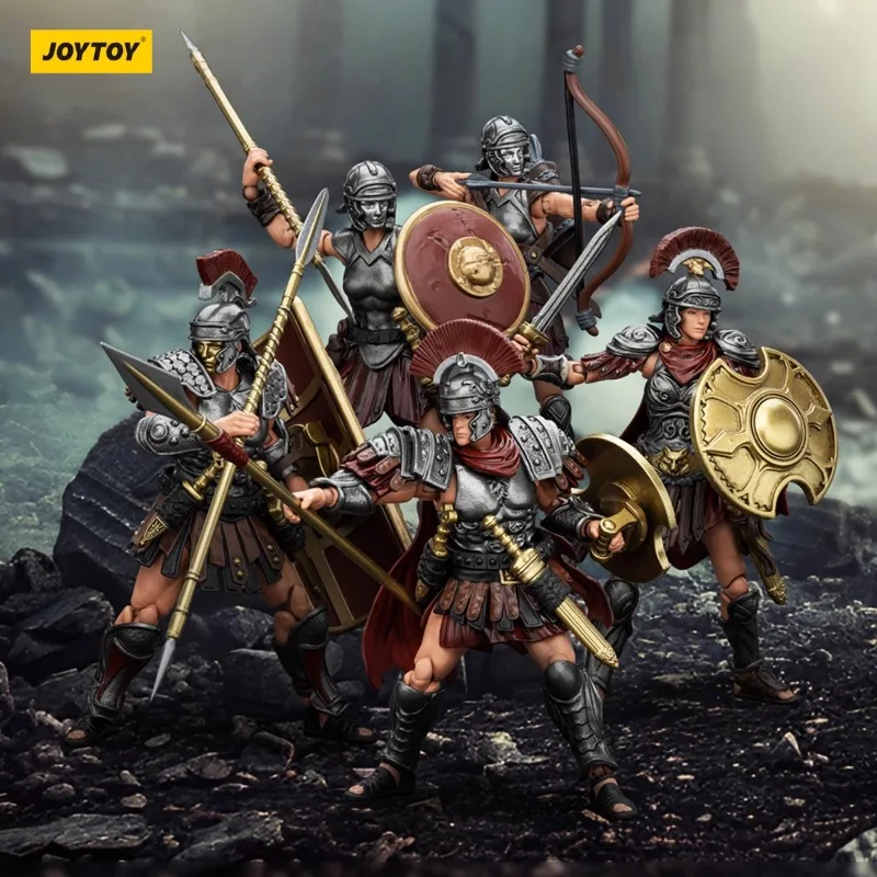 [IN STOCK] JOYTOY 1/18 Action Figrue Roman Republic Cohort IV LegionX Centurion Figurine Set of 5 Figur Collect Anime Model Toys