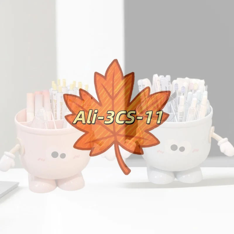 

Cartoon Big Eyes with Hook Pencil Holder for Students, Kids & Girls, Cute Desk Organizer