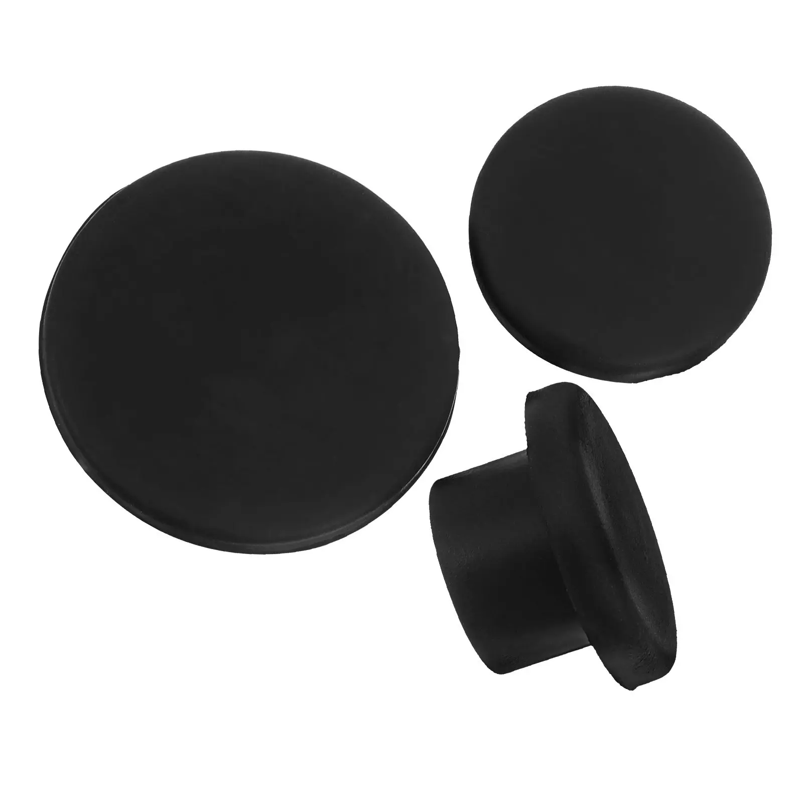 3Pcs Rubber Tailgates Sealing Plugs for Rear Bumper Holes Car Exterior Accessories Replacement Hole Plugs Weather Resistant Seal