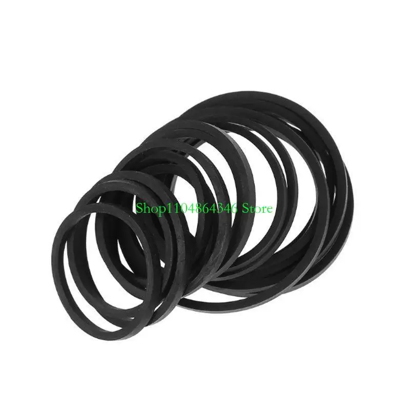 20x Mixed Square Cassette Tape Belt Machine Recorder Rubber Belt 25-170mm 1.5mm Width CD DVD Assorted Common Belt Repair