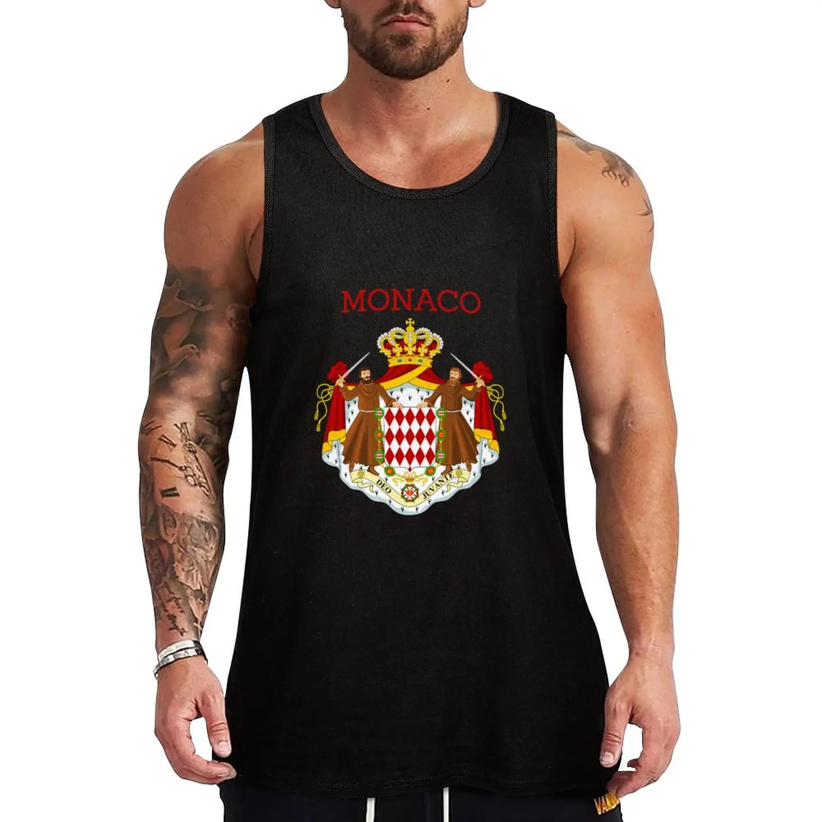 

Monaco Tank Top anime top Men's summer clothes 2025 singlet for men t-shirt Men's