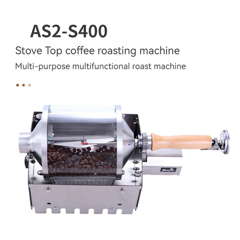 Household Coffee Beans Roaster Electric Auto-Rotate Coffee Bean Roasting Baking Machine 110V/220V