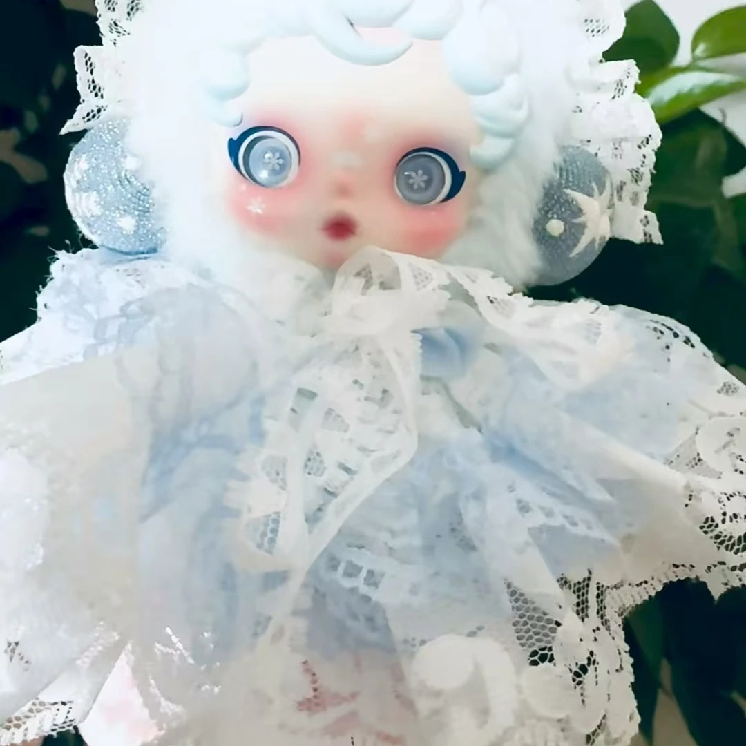 

Only Clothes 10-15cm Doll Clothes New Mini Princess White Wedding Dress Vinyl Doll Clothes Diy Replacement Pendant Birthday Gift