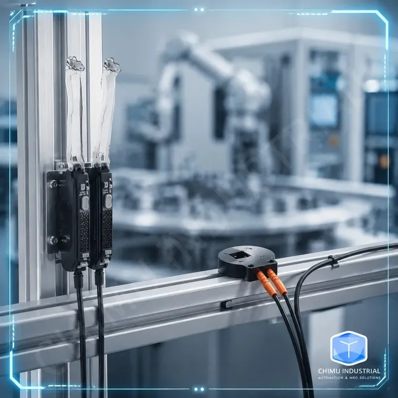 【CHIMU INDUSTRIAL】 Optical Fiber Sensor for Dispenser Center Positioning Broken Induction Switch Probe Optical Detection