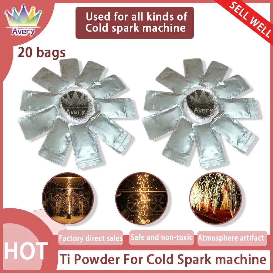 

Ti Powder for Cold Spark Machine Stage Effects Dmx Fountain 1-5m Indoor Outdoor Sparkular Dj Bar Wedding Party Disco