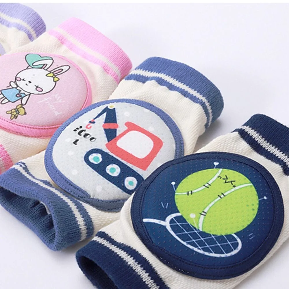 Protective Gear Cartoon Design Ball Cat Sponge Baby Knee Pads Thin Section Crawling Toddler Elbow Pads Child Leg Pads