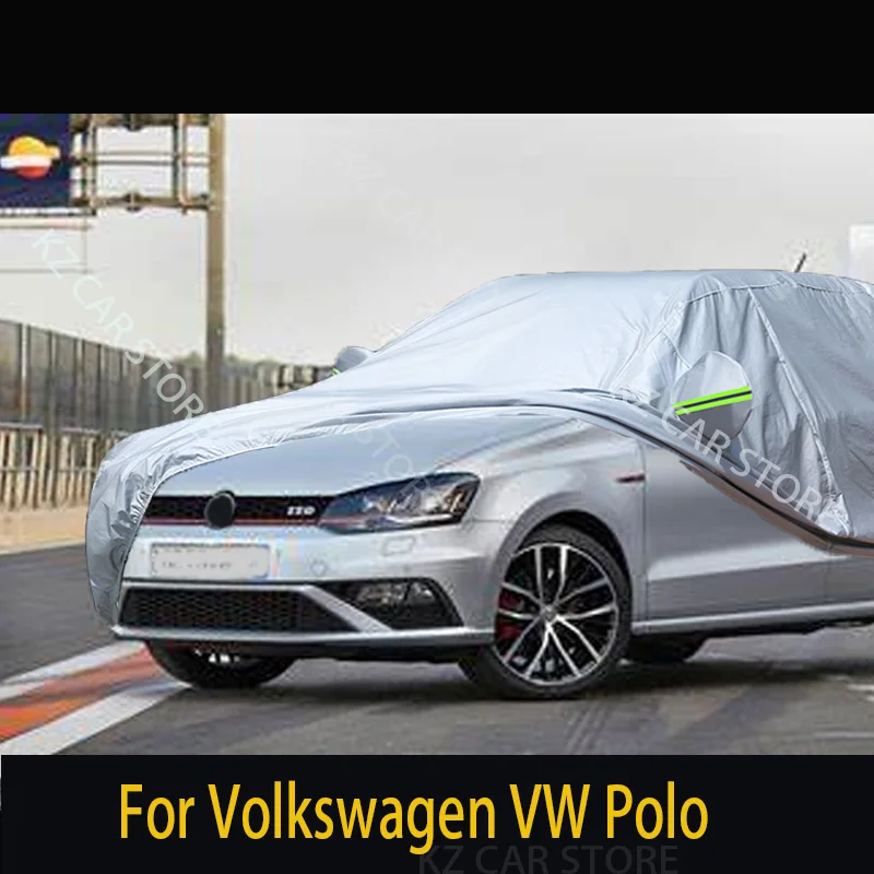 

Full Car Cover For Volkswagen VW Polo Waterproof Auto Sun Shade Anti-UV Snow Rain Protect Cover Dustproof