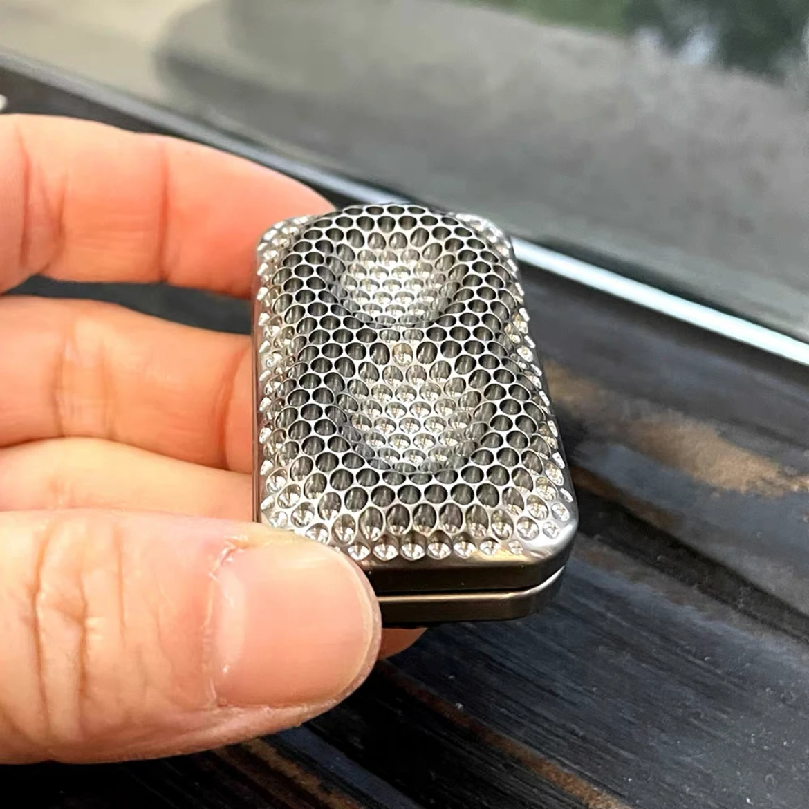 Super8 EDC Fidget Spinner Slider Metalen Zirkonium Titanium Legering Anti Stress Speelgoed Zintuiglijke ADHD Focus Tool