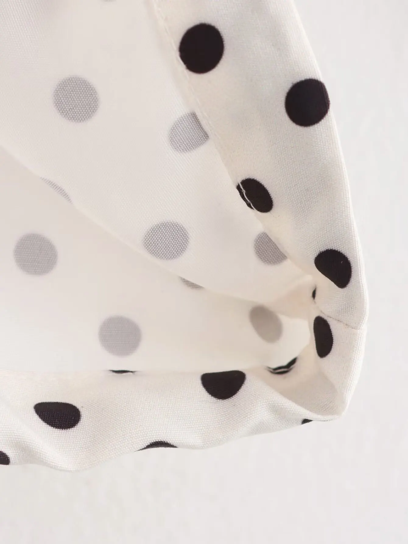 HH Weibliche Herbst Mode Polka Dot Gedruckt Set Lange Ärmel Rollkragen Kordelzug Jacke + A-line Shorts frauen Vintage Anzug – Detail 34