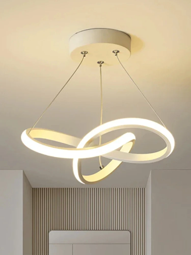 Nordique LED plafond suspension lampe salle à manger couloir lampe chambre salon personnalité créativité Simple éclairage lumière