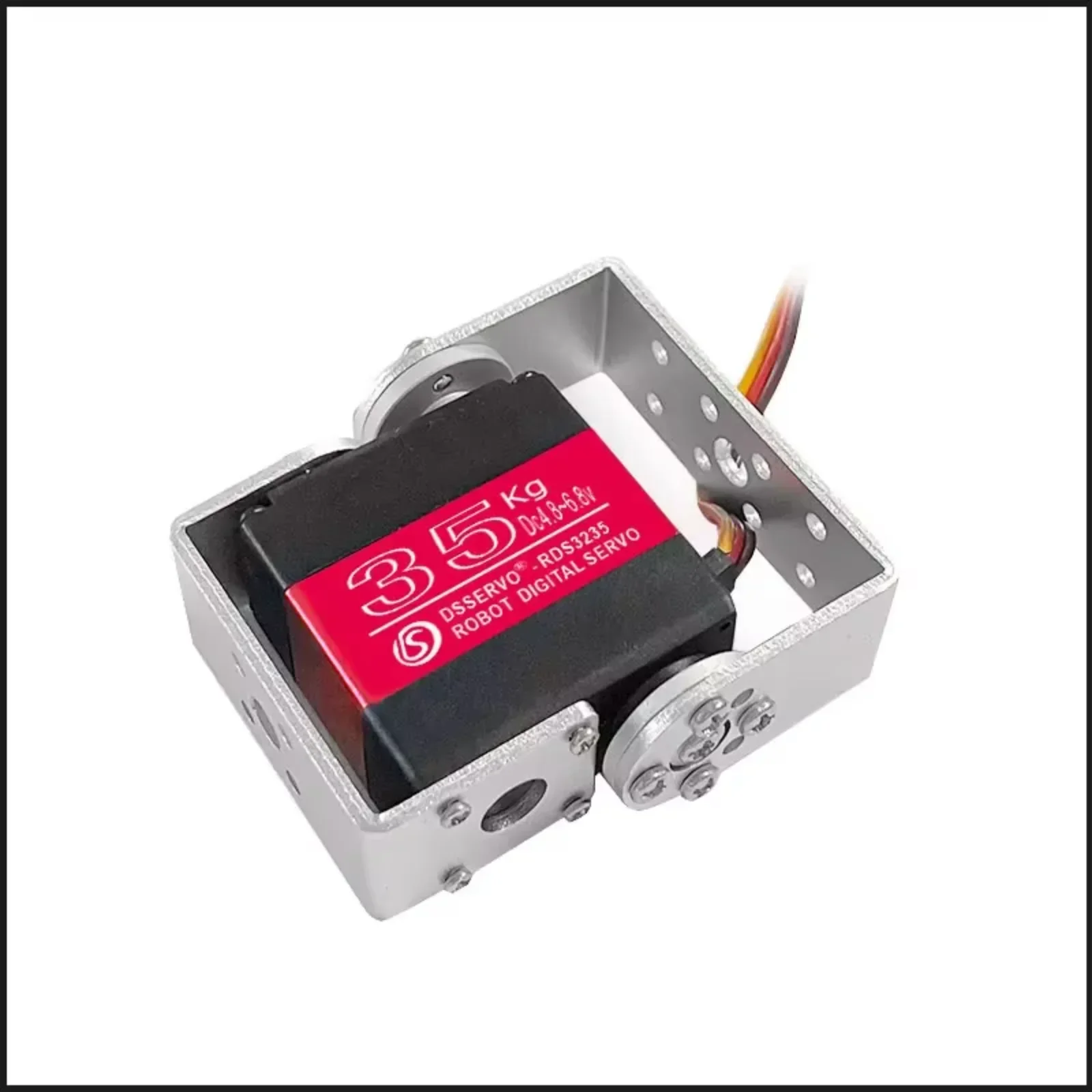 1/2/4 Set Dsservo RDS3235MG Servos a doppio asse da 35 kg Servo digitale con ingranaggi metallici a coppia elevata 180/270/360 gradi per modello di auto/robot RC