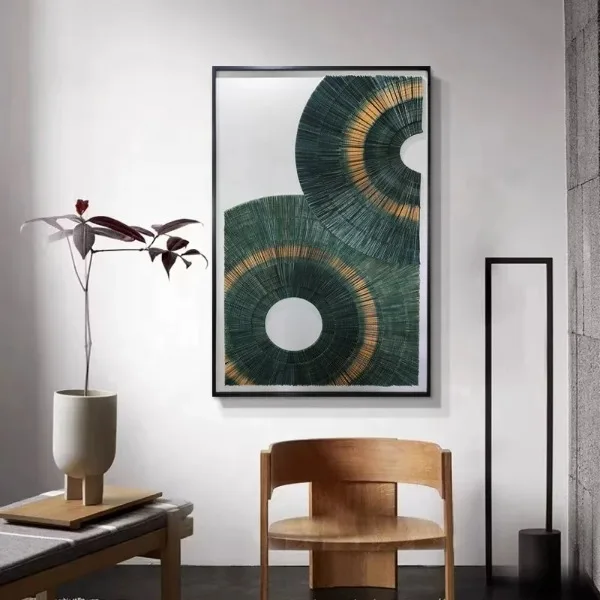Wholesale Customized 3D Paper Crafts Modern Home Decor Abstract Art Handmade Paintings Wall Arts Medium Oil Subjects Still Life