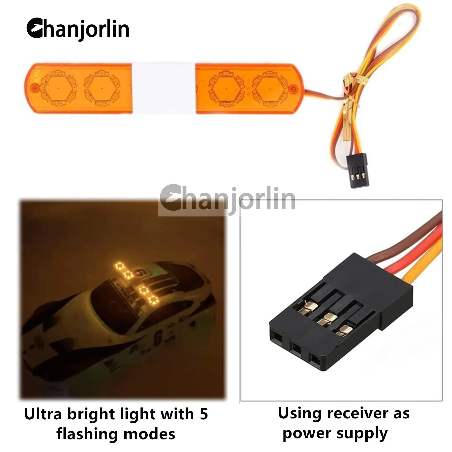 1:8 1:10 RCカー Axial HSP HPI キョウショウ タミヤ SCX10 D90 アップグレードパーツ用 ポリス フラッシュ LEDライト 警報灯 アクセサリー