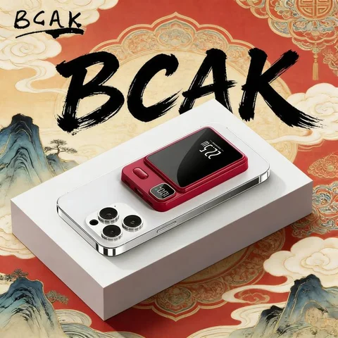 Портативный внешний аккумулятор BCAK 20000 мАч/10000 мАч, 22.5 Вт, супербыстрая зарядка, магнитная беспроводная зарядка для мобильных телефонов, подарок