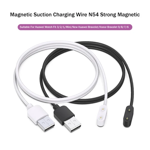 UTHAI adecuado para Huawei Watch Fit 3 2 1 Cable de carga Huawei Honor Band 9 8 7 6 Cable de alimentación cargador magnético