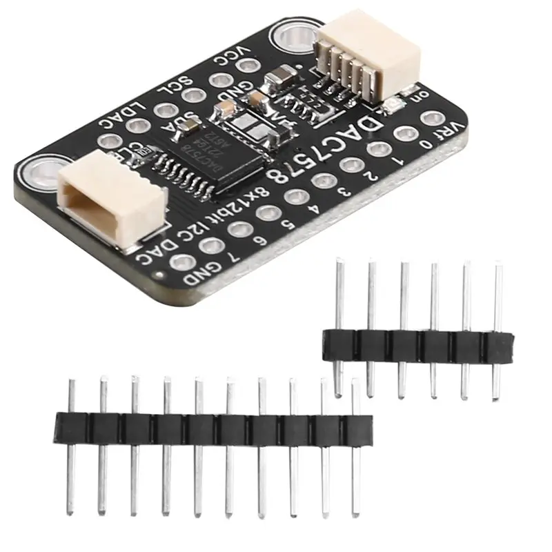 B50B-DAC7578 8-Channel 12-Bit I2C DAC Module Breakout Board For STEMMA QT/Qwiic System