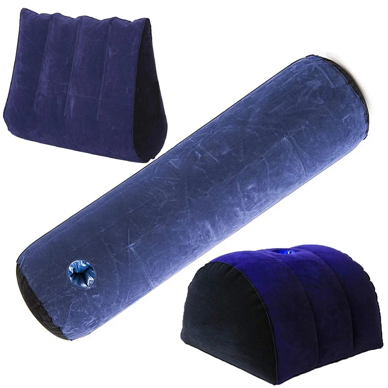 Inflatable Half-Circle Pillow Love Position Air Cushion Furniture Pillow Body Support Pads For Men Women Games Pillow