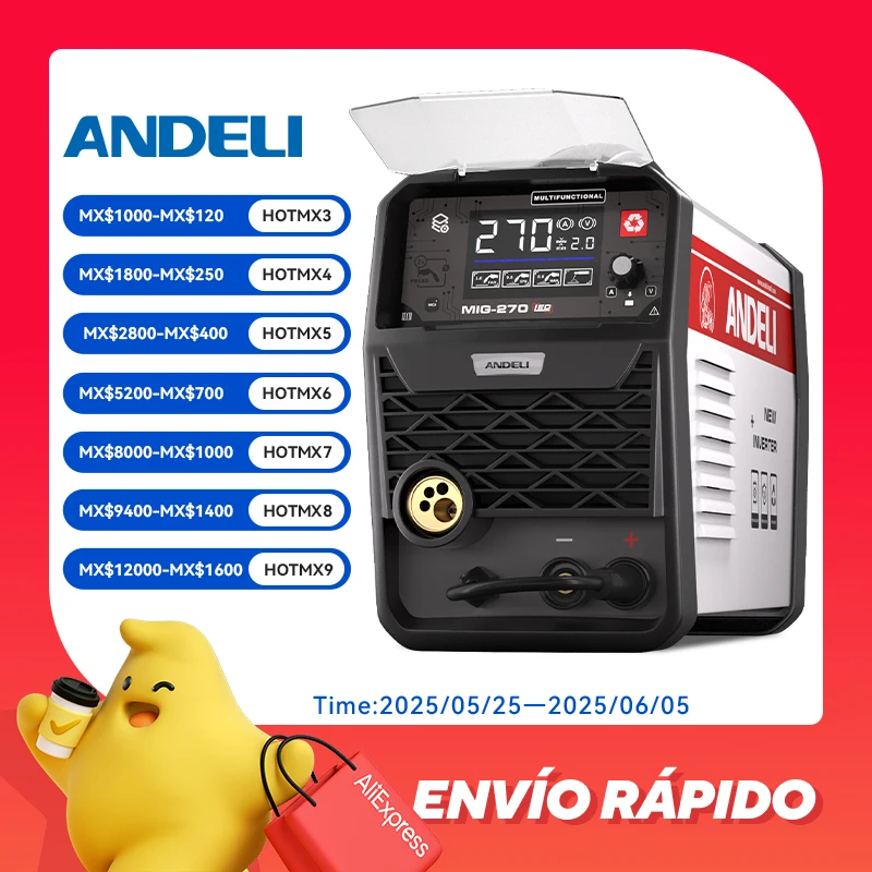 Andeli halbautomat isches mig schweiß gerät mig lift tig lichtbogen gas/gasless schweiß wechsel