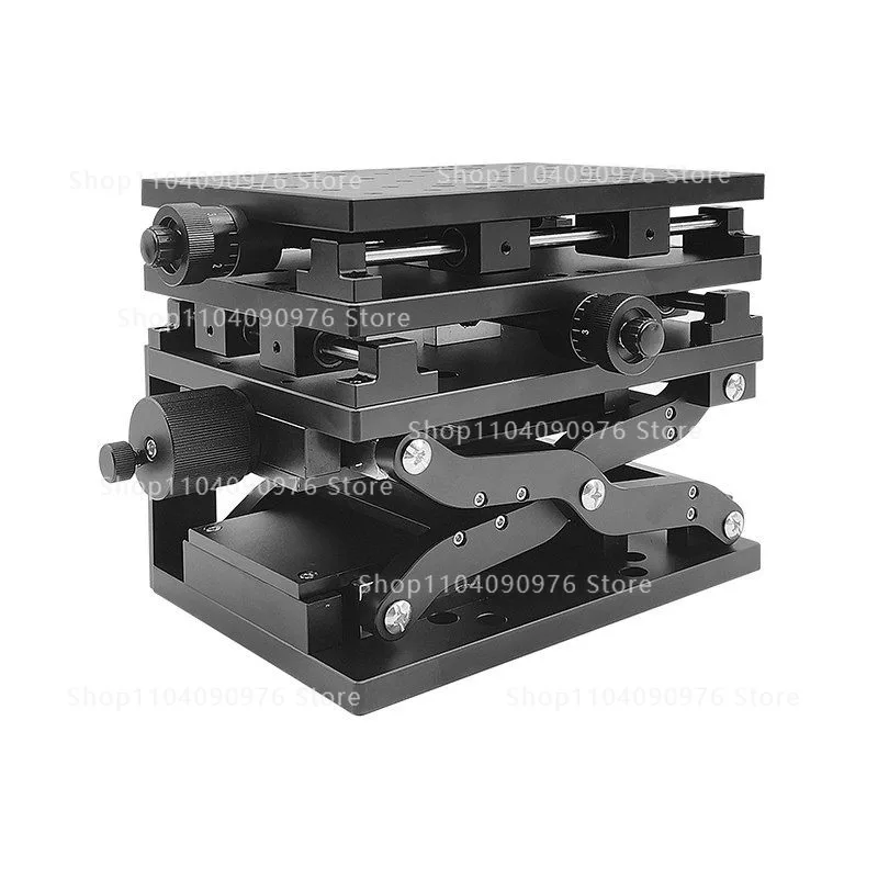 

3D manual fine-tuning platform Precision sliding table Laboratory XYZ displacement table Optical precision 3D testing table