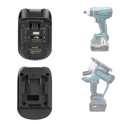 Battery Adapter For Milwaukee Dewalt to For Makita，18v Li-ion Brushless Tools Converter With USB(Not include tools and battery)