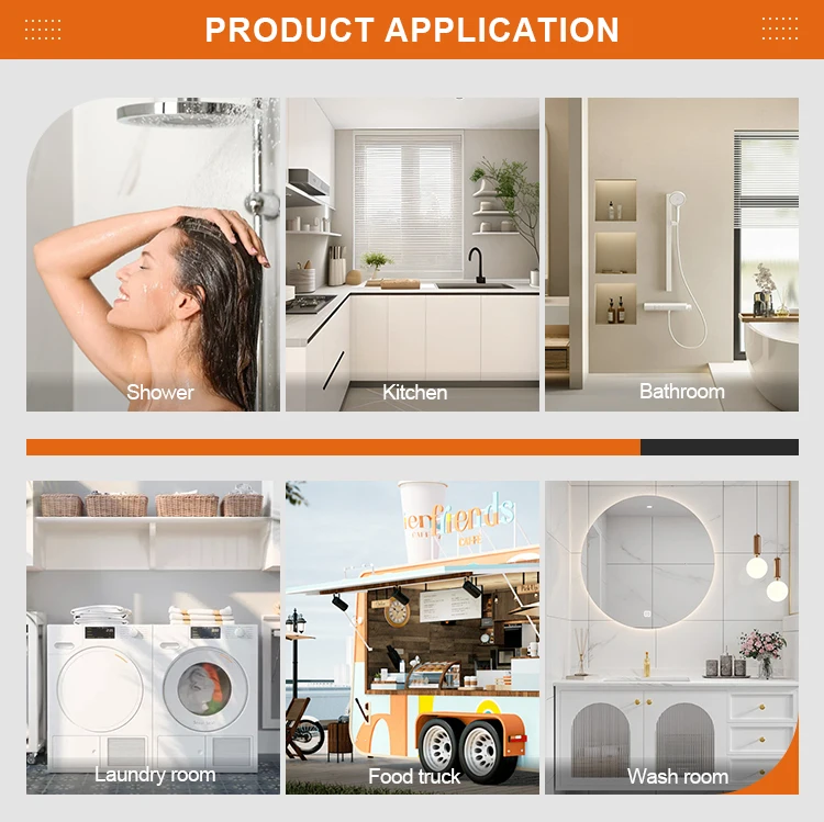 سخانات المياه الكهربائية الذكية الفورية سخان الماء الساخن الكهربائي المرجل اسطوانة خزان تخزين سخان المياه