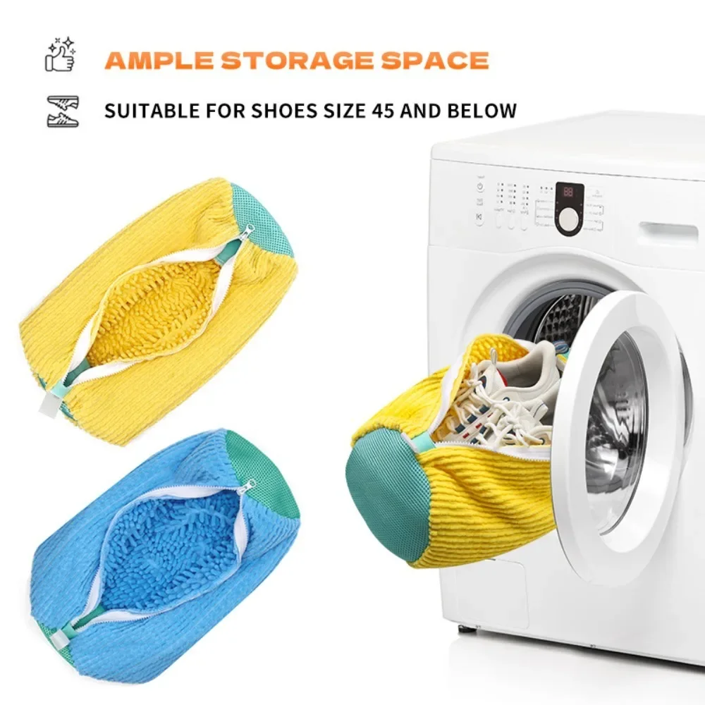 Shoe Washer Bag for Dryer Built-In Laundry Room Shoe Cleaning, Reusable Washing Machine Delicate Clothing Extra Large Durable Sh