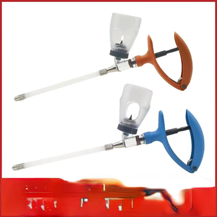 Continuous syringe extension rod injection extension tube extension rod veterinary vaccine device