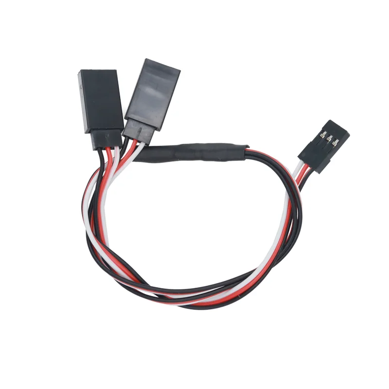 Futaba JR Plug Servo Y type Splitter Cable Extension Wire Leads 150mm 200mm 300mm 500mm For RC Model