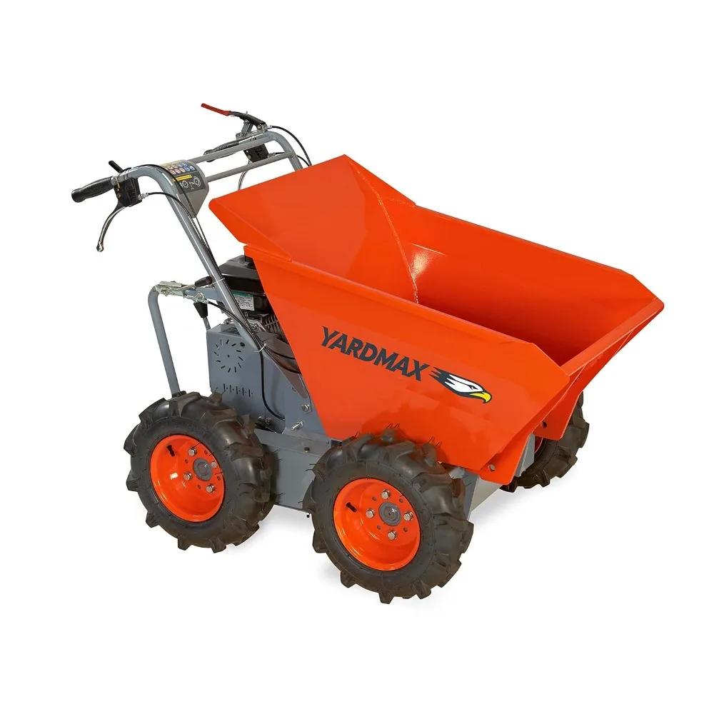 Power Wheel Barrow 660 lb. Capacity Briggs CR950 6.5 hp 208cc All terrain full-time all-wheel drive