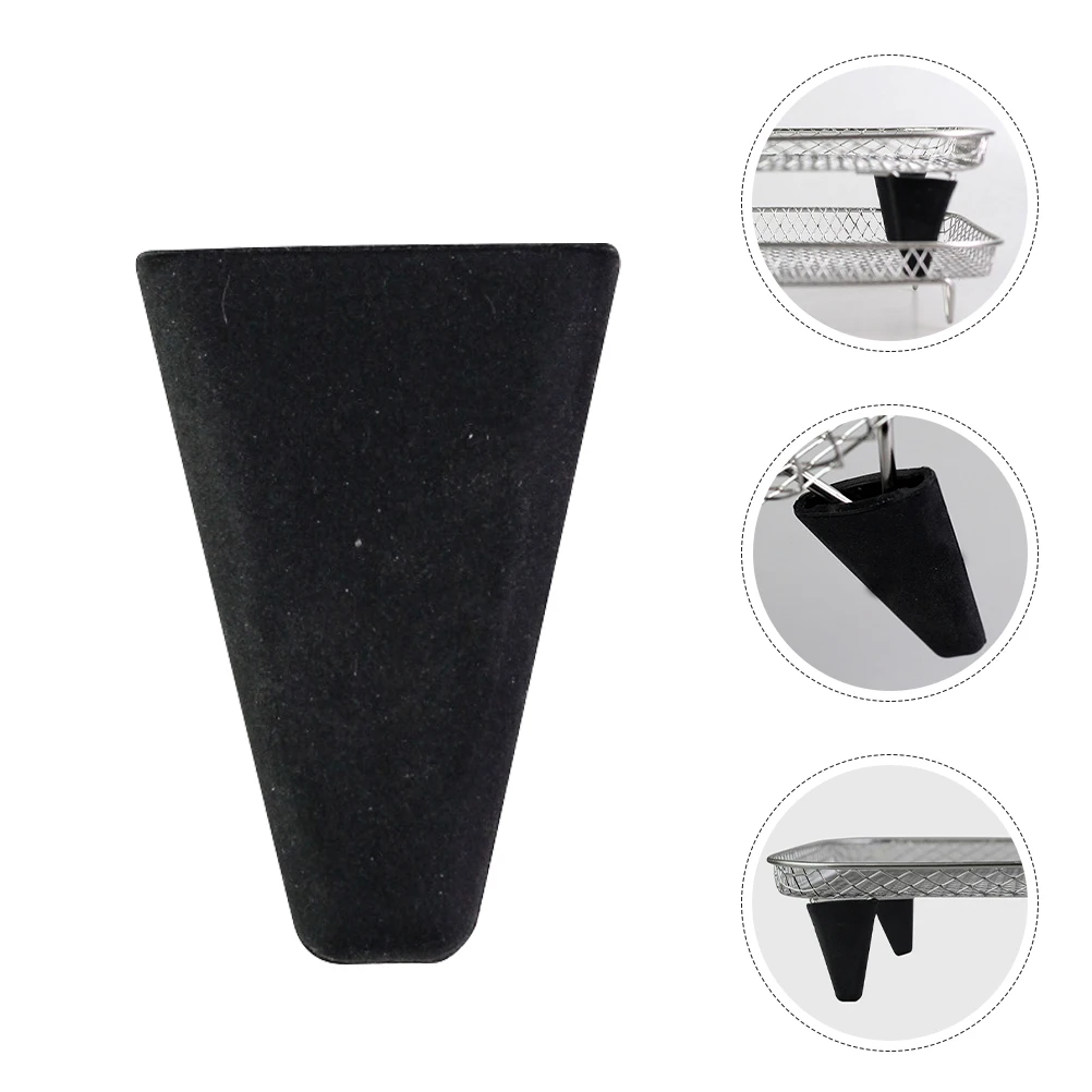 Premium Silicone Angle Buffer Feet Dishwasher Safe Stable Protector for Air Fryer Dehydrator Racks Corner Protection Compact
