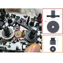 Enrouleur de cassette pour acoustique combinée Panasonic Sony, équipement d'ouverture de pont, 1 pièce