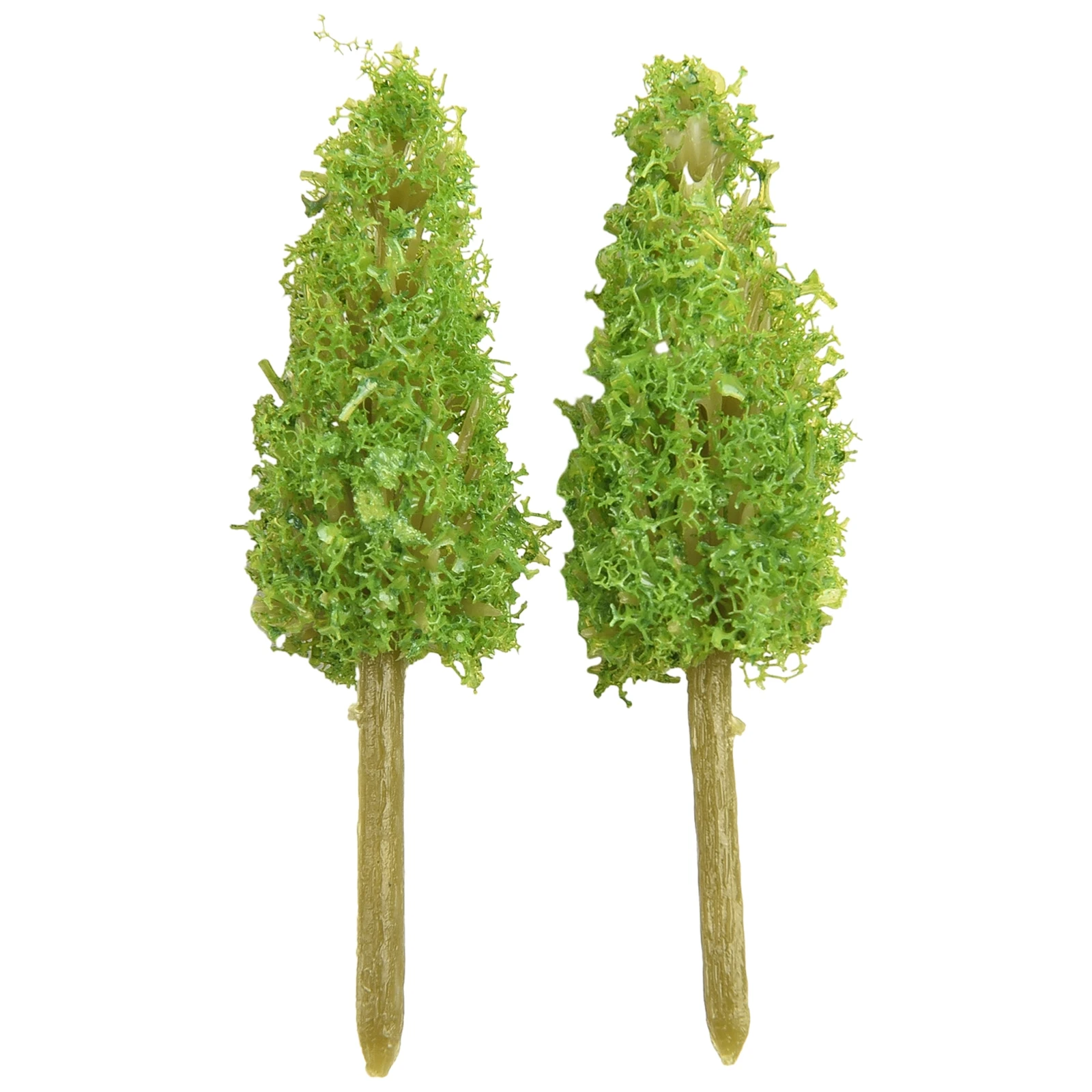 10Pcs Pine Trees 1:25 Model Train Railway Building Model Tree For OO Scale Railroad Layout Diorama Wargame Garden Decoration