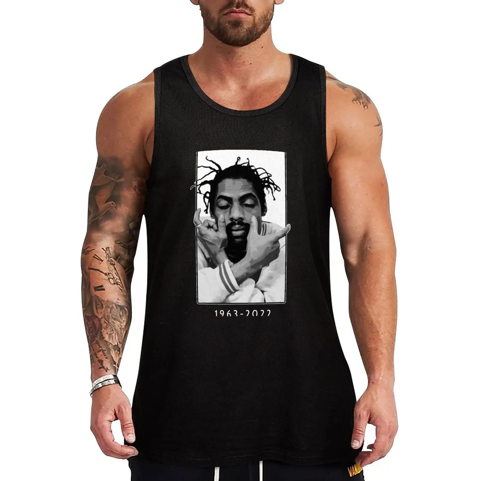 

Respect Coolio, Rip Coolio , Coolio Tank Top Vest male Sleeveless men Bodybuilding clothing man