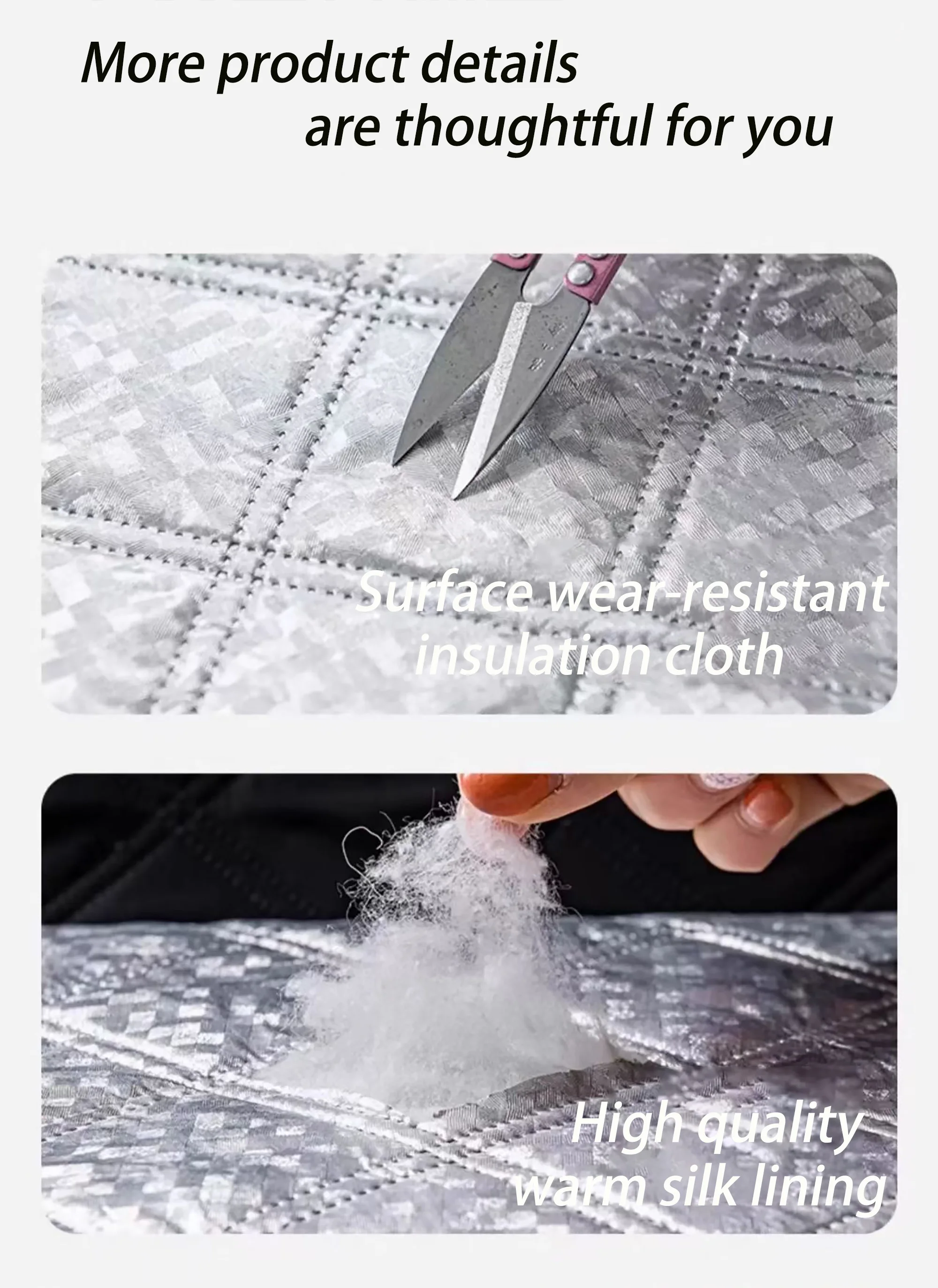 Warm winter curtains, heat-insulating and windproof sealed windows, anti peeping, screen windows, heat-insulating materials