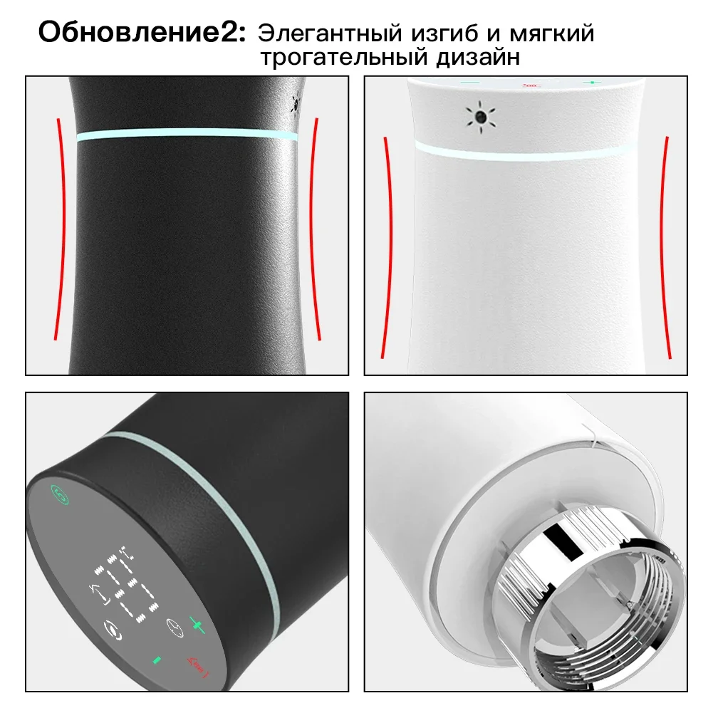 MOES Tuya ZigBee3.0 Termostato Atuador de Radiador Válvula TRV Inteligente 1-9PCS Controlador de Temperatura Programável Controle Alexa google