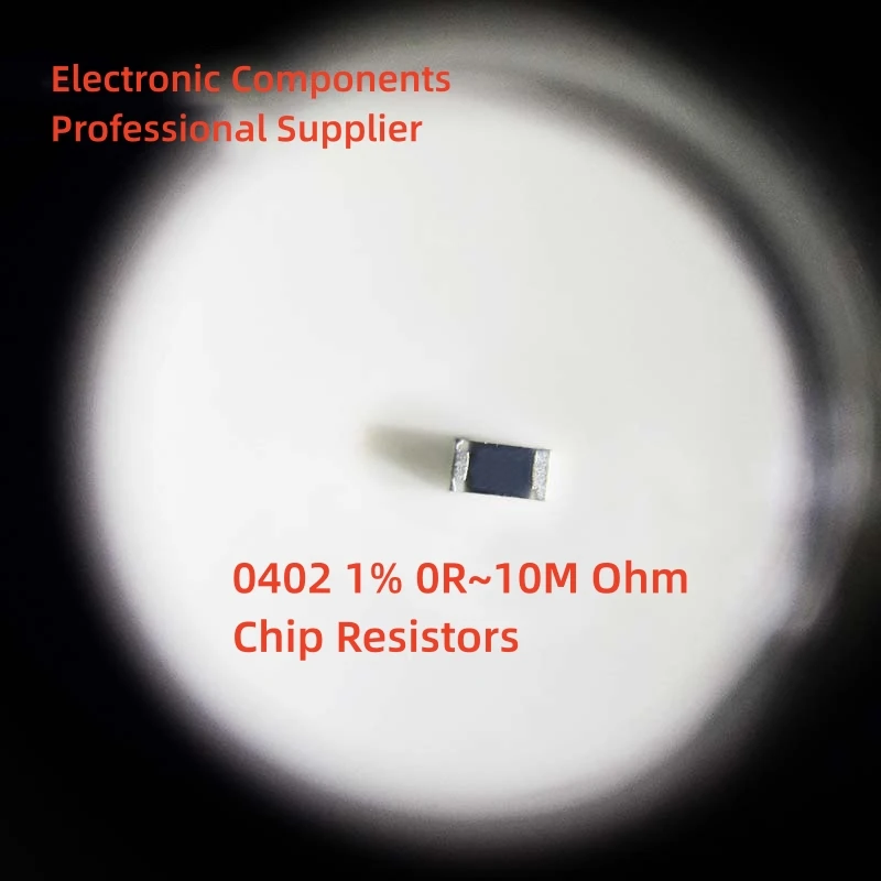 Chip de resistencia SMD 100, 0402, 1%, 0.125W, 0R, 10K, 100K, 5,1, 51K, 4,7 K, 1M, 22, 6,04 K, 1,8 K, 2K, 1K, 182K, 200K, 25,5, 9,09, 7,15 K, 8,2, K, 82 ohm