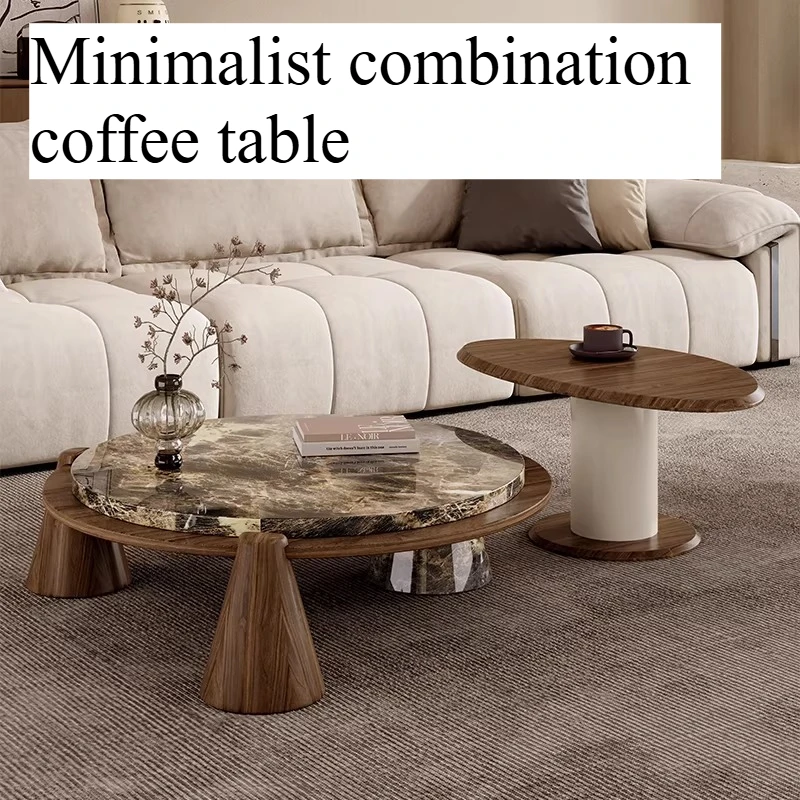 

Luxury Simple Coffee Table Sets Living Room Round Japanese Coffee Tables Small Base Legs Glam Vintage Premium Home Furniture