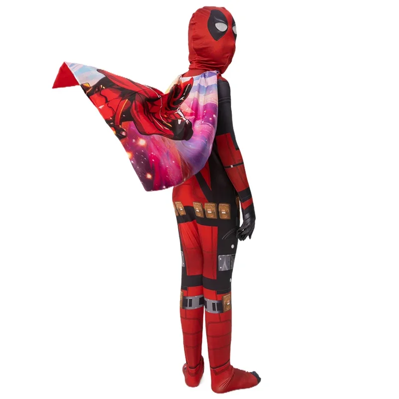 أزياء مارفل المضادة للبطل ديدبول نمط جديد للأولاد والكبار ملابس تنكرية مع ملحقات مسلحة واد ويلسون رايان رينولدز