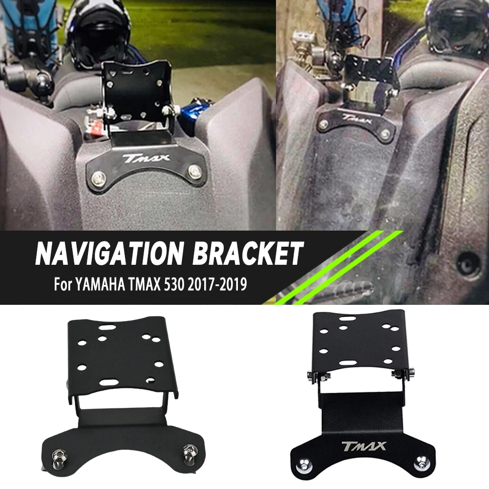 For Yamaha TMAX530 2017 2018 2019 Motorcycle Parts Smartphone Modified Navigation Bracket Mobile Phone GPS Plate Stand Holder
