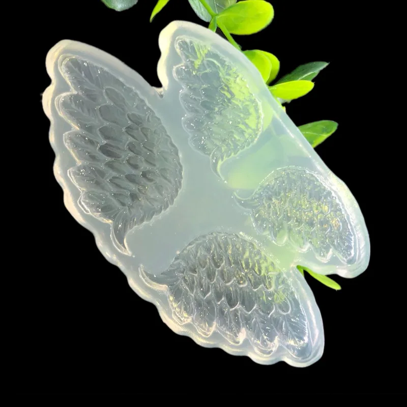 DIY Crystal Epoxy Mold Wings Mobile Phone Case Accessories 16467