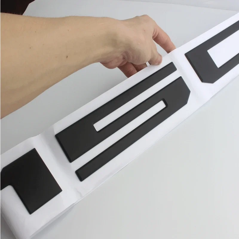 Built-in Font Tailgate Badge Emblem Sticker 3D Car Tuning For F150 F-150 Rear Trunk Letters Nameplate Decals Accessories