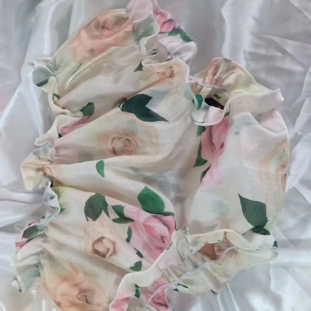 

Sissy FKK Live Dance Sexy Costume BF,Men's Sexy Large Size Ruffles Underpants High Quality Breathable Comfortable Chiffon Briefs