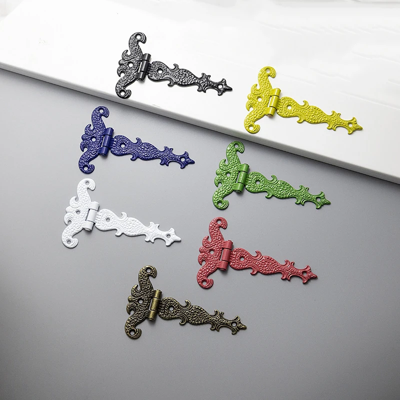 

4PCS Multi-Color Antique Style Shed Hinges for Windows Cabinets Cupboards Wardrobes Doors Fences Decorative Hardware