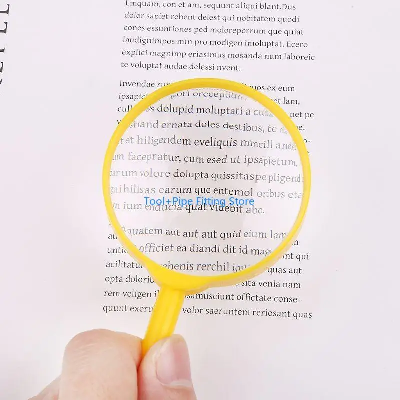 F92B Upgrade Large Glasses 3X Handheld Reading Magnifier Magnafying Glass