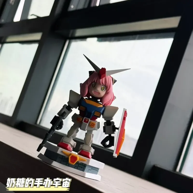 Q-versie Anya Forger Cos Schattig robotmodel speelgoed verzamelbaar verjaardagscadeau actiefiguur verzamelaars item anime thema decoratie