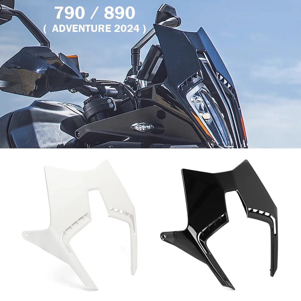 

Motorcycle Acrylic Wind Shield Deflector Adjustable Windshield Windscreen Spoiler For 790 Adventure 890 ADVENTURE ADV 2024