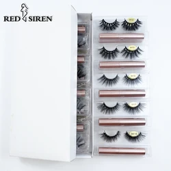 Magnetic Lashes Wholesale 5/10/30/50/100 Pairs Magnetic Eyelashes and Eyeliner Set Makeup Natural Lashes In Bulk