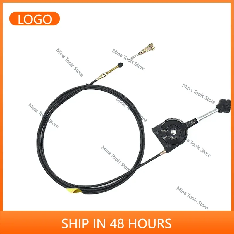 Hand throttle cable controller of excavator refitting
