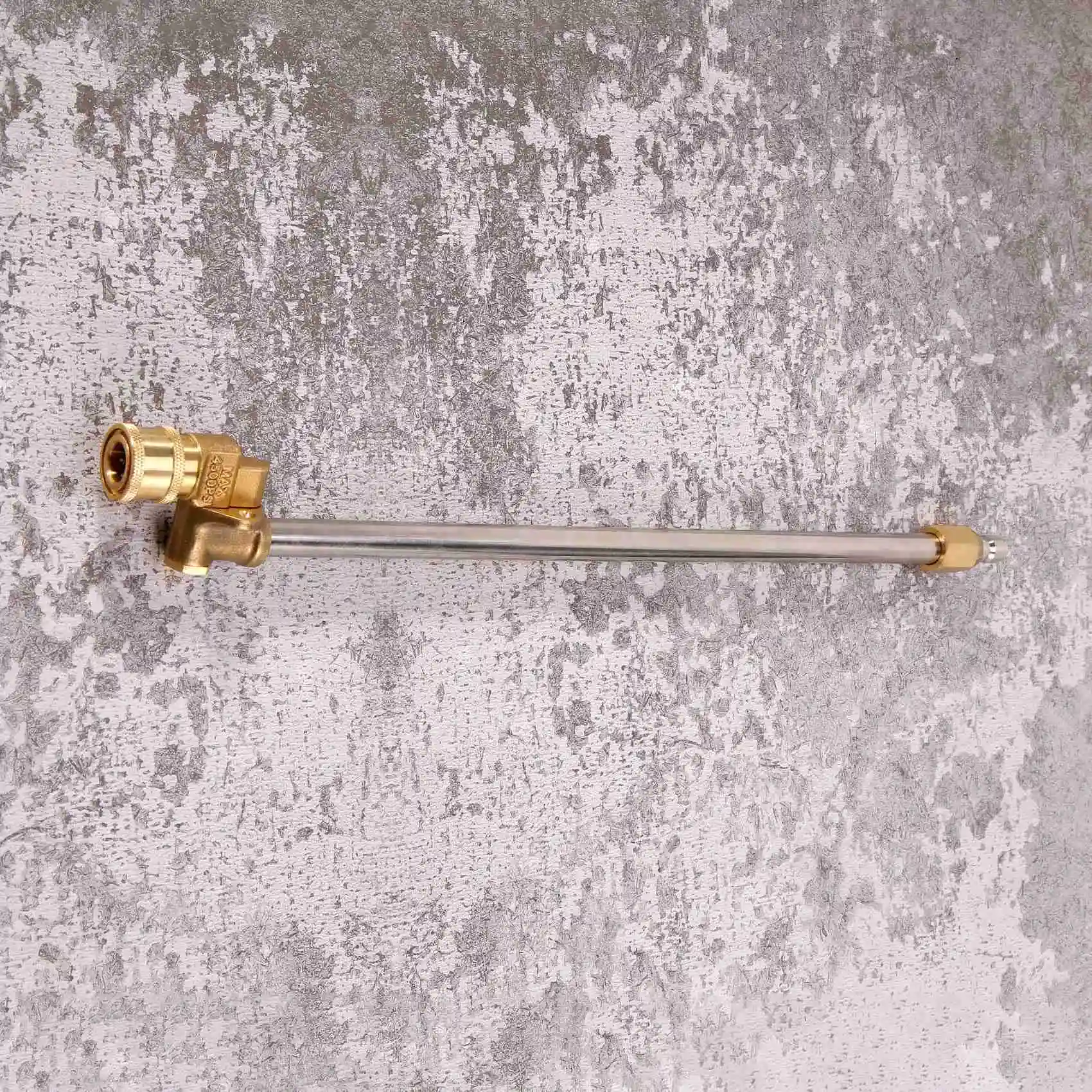 Stable-Pressure Washer Wand With Adjustable Angle Nozzle, 16 In Ch Spray Lance 180 Degree With 5 Angles Quick Connect Pivot Adap